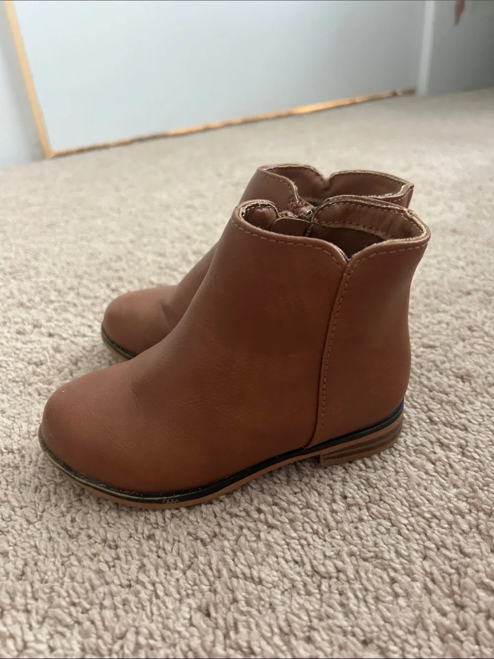 Toddler size 7 Brown Ankle Booties